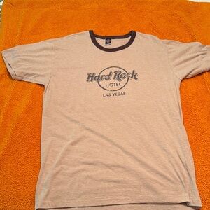 Hard Rock Cafe Tan Short Sleeve Tee